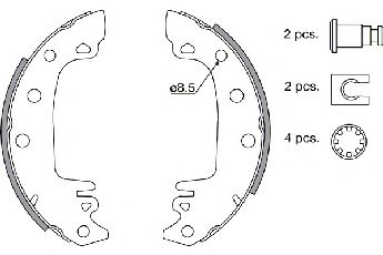 Imagine Set saboti frana SPIDAN 30340