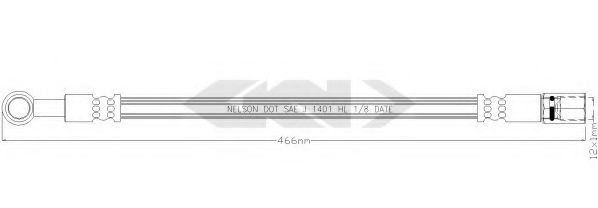 Furtun frana SPIDAN 340342