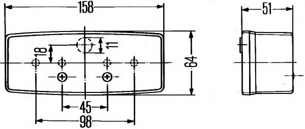 Imagine Lampa spate HELLA 2SD 003 184-041