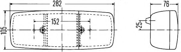 Imagine Lampa spate HELLA 2SE 001 699-071