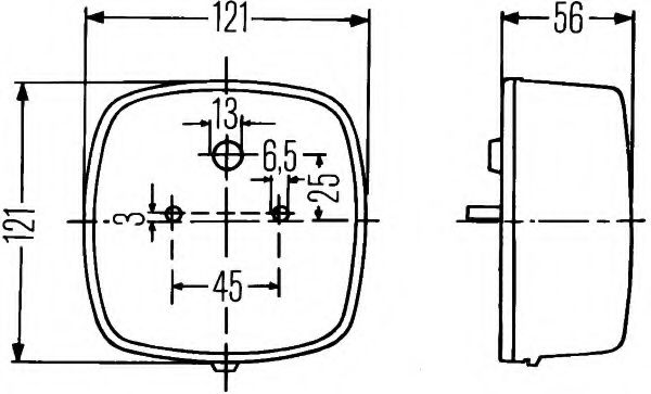 Imagine Lampa spate HELLA 2SE 002 578-701