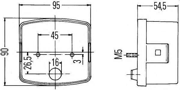 Imagine Lampa spate HELLA 2SE 002 776-211