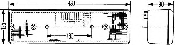 Imagine Lampa spate HELLA 2SK 005 883-011