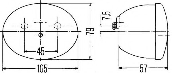 Imagine Lampa spate HELLA 2ST 001 673-011