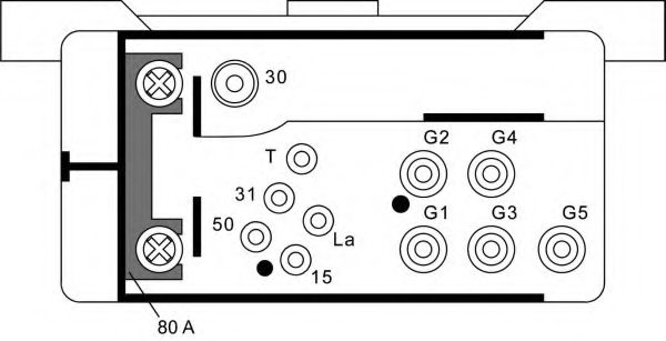 Imagine unitate de control,bujii incandescente HELLA 4RV 008 188-061