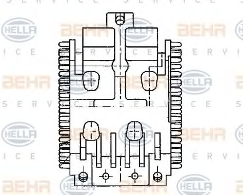 Reglaj, suflanta de interior HELLA 5HL 351 321-041