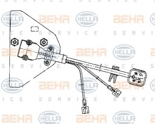 Reglaj, suflanta de interior HELLA 5HL 351 321-051