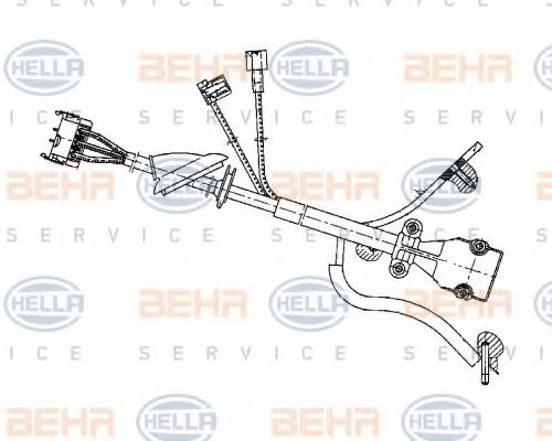 Reglaj, suflanta de interior HELLA 5HL 351 321-061