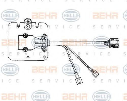 Reglaj, suflanta de interior HELLA 5HL 351 321-091