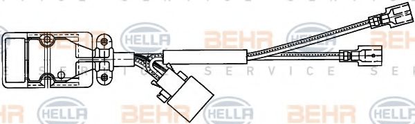Reglaj, suflanta de interior HELLA 5HL 351 321-111