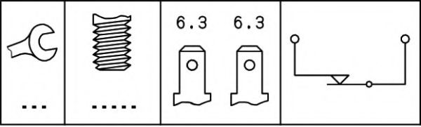 Imagine Comutator lumini frana HELLA 6DF 006 551-001