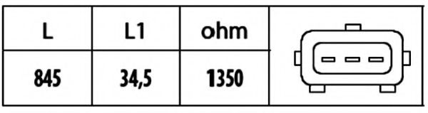 Imagine Senzor impulsuri, arbore cotit HELLA 6PU 009 146-471