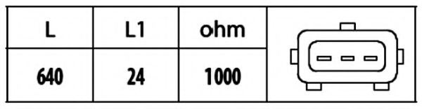 Imagine Senzor impulsuri, arbore cotit HELLA 6PU 009 146-491