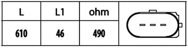 Imagine Senzor impulsuri, arbore cotit HELLA 6PU 009 146-541