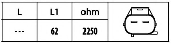 Imagine Senzor impulsuri, arbore cotit HELLA 6PU 009 146-551