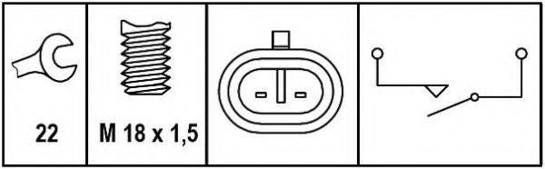 Imagine Comutator, lampa marsalier HELLA 6ZF 008 621-301