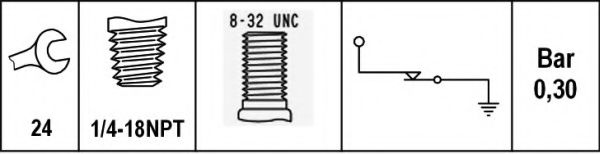 Imagine Senzor presiune ulei HELLA 6ZL 003 259-421