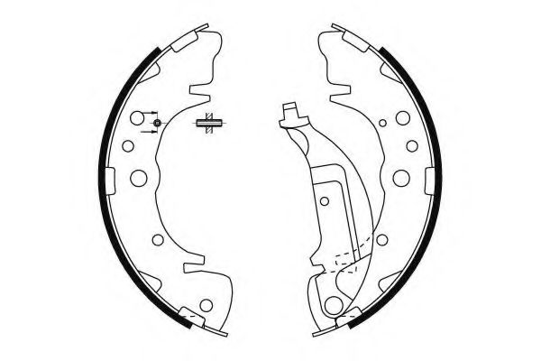 Imagine Set saboti frana HELLA 8DB 355 000-351