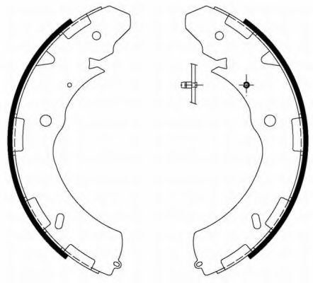 Imagine Set saboti frana HELLA 8DB 355 000-421