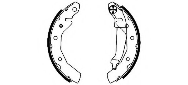 Imagine Set saboti frana HELLA 8DB 355 001-741