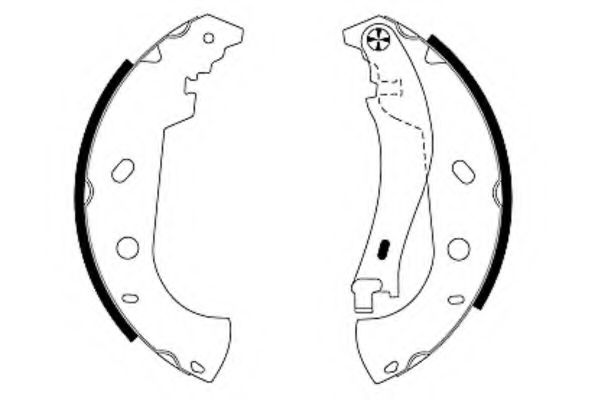 Imagine Set saboti frana HELLA 8DB 355 001-841