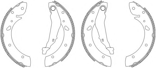 Imagine Set saboti frana HELLA 8DB 355 003-451