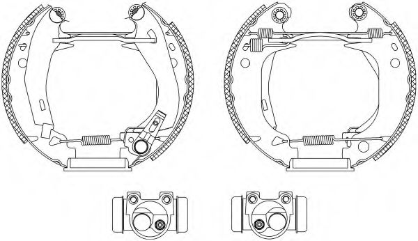 Imagine Set saboti frana HELLA 8DB 355 003-651