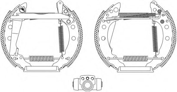 Imagine Set saboti frana HELLA 8DB 355 003-721