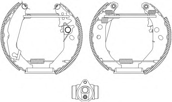 Imagine Set saboti frana HELLA 8DB 355 003-791