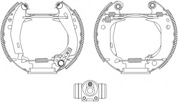 Imagine Set saboti frana HELLA 8DB 355 003-941