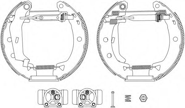 Imagine Set saboti frana HELLA 8DB 355 004-011