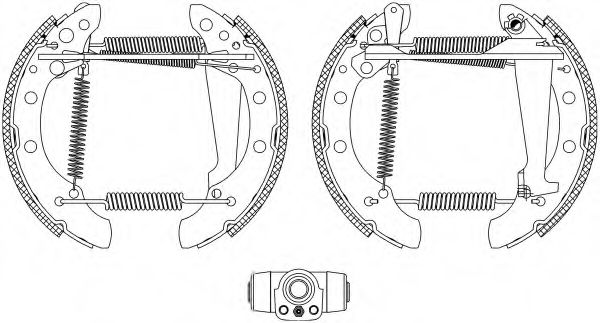 Imagine Set saboti frana HELLA 8DB 355 004-041