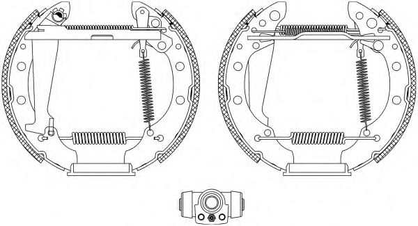 Imagine Set saboti frana HELLA 8DB 355 004-181