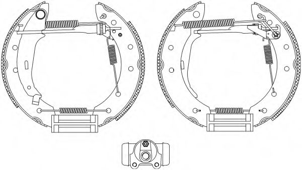 Imagine Set saboti frana HELLA 8DB 355 004-291