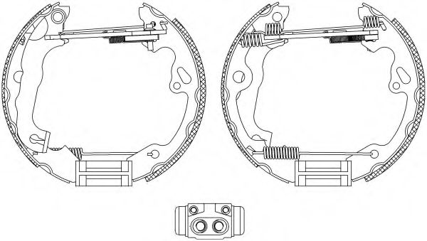 Imagine Set saboti frana HELLA 8DB 355 004-491