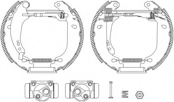 Imagine Set saboti frana HELLA 8DB 355 004-611