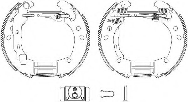 Imagine Set saboti frana HELLA 8DB 355 004-821