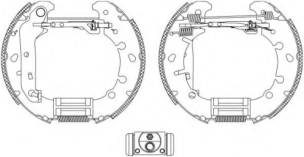 Imagine Set saboti frana HELLA 8DB 355 004-831