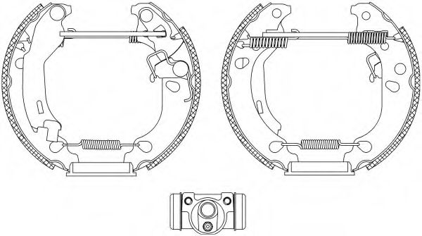 Imagine Set saboti frana HELLA 8DB 355 004-891