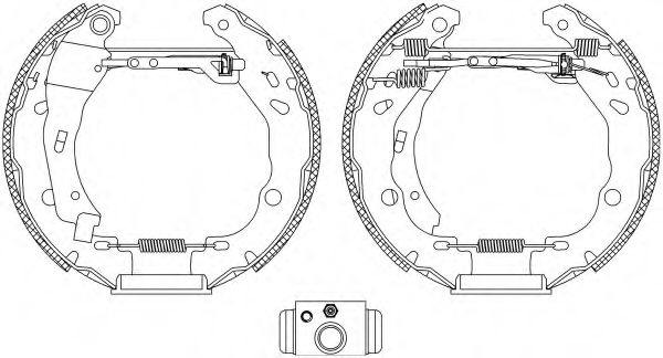 Imagine Set saboti frana HELLA 8DB 355 004-901