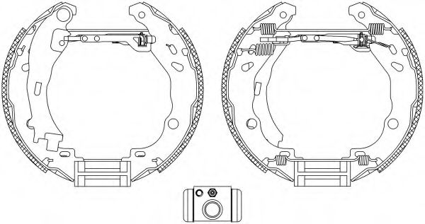 Imagine Set saboti frana HELLA 8DB 355 004-921