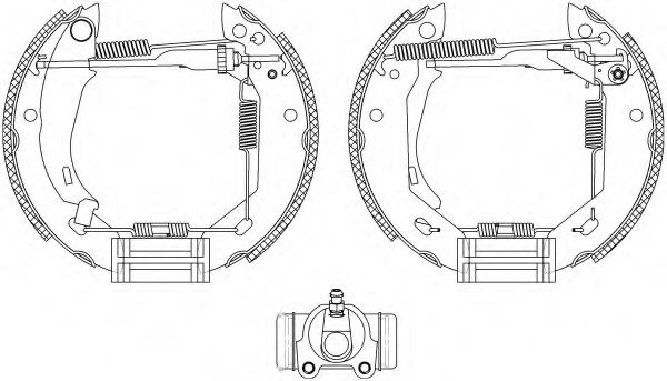 Imagine Set saboti frana HELLA 8DB 355 004-951