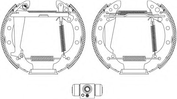 Imagine Set saboti frana HELLA 8DB 355 004-961