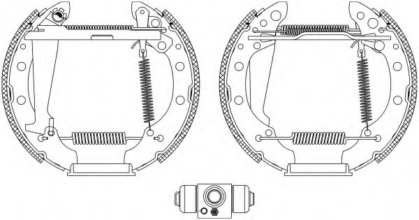 Imagine Set saboti frana HELLA 8DB 355 004-981