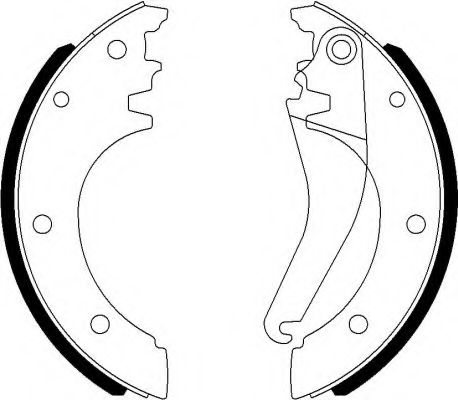 Imagine Set saboti frana HELLA 8DB 355 022-081