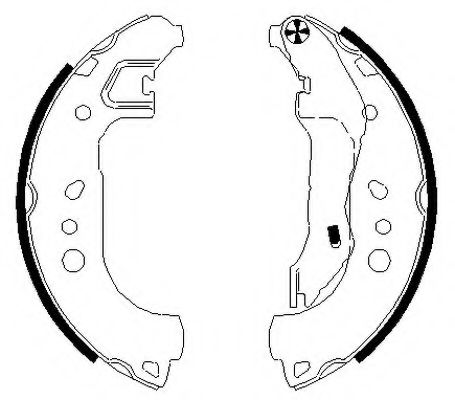 Imagine Set saboti frana HELLA 8DB 355 022-131