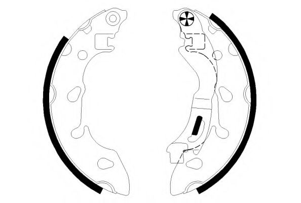 Imagine Set saboti frana HELLA 8DB 355 022-211