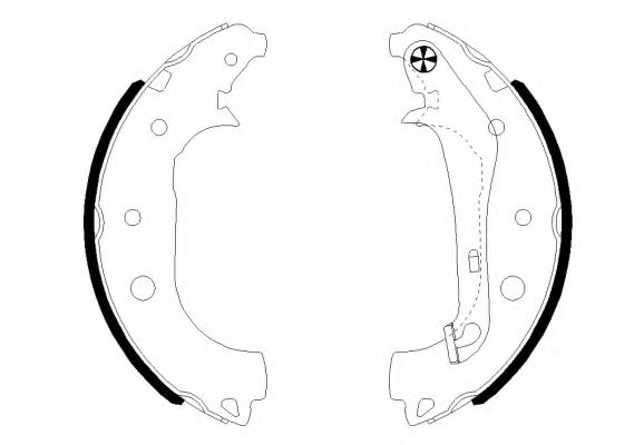 Imagine Set saboti frana HELLA 8DB 355 022-231