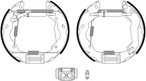 Imagine Set saboti frana HELLA 8DB 355 022-621