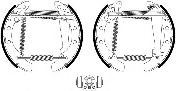 Imagine Set saboti frana HELLA 8DB 355 022-771